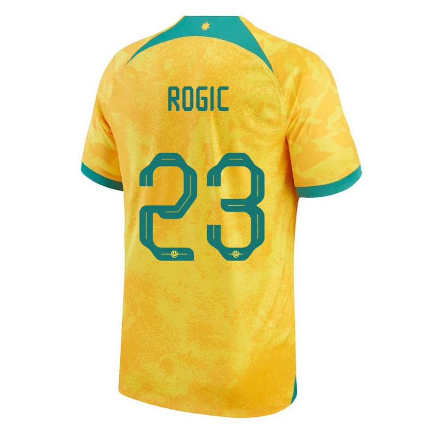 Gyermek Ausztrál Tom Rogic #23 Aranysárga Hazai Jersey 22-24 Mez Póló