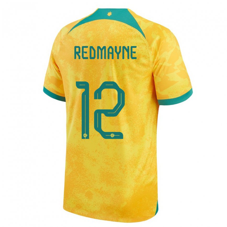 Gyermek Ausztrál Andrew Redmayne #12 Aranysárga Hazai Jersey 22-24 Mez Póló