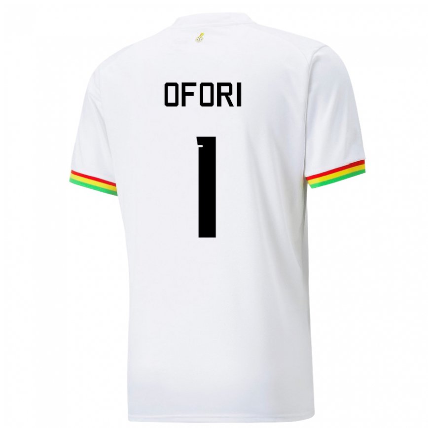 Gyermek Ghánai Richard Ofori #1 Fehér Hazai Jersey 22-24 Mez Póló