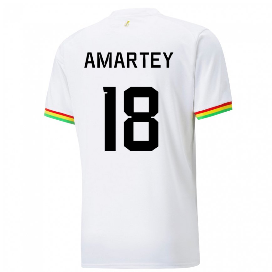 Gyermek Ghánai Daniel Amartey #18 Fehér Hazai Jersey 22-24 Mez Póló