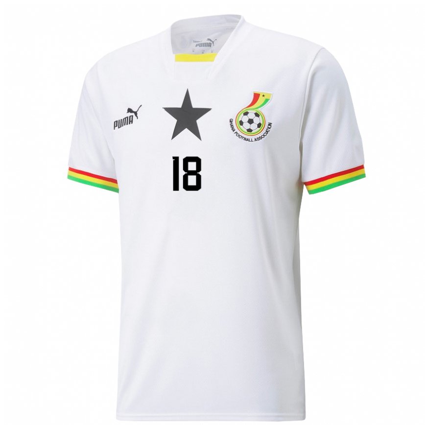 Gyermek Ghánai Daniel Amartey #18 Fehér Hazai Jersey 22-24 Mez Póló