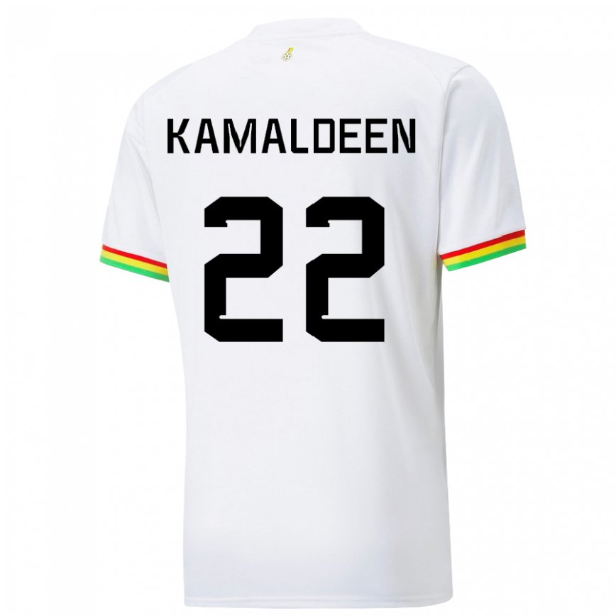 Gyermek Ghánai Kamaldeen Sulemana #22 Fehér Hazai Jersey 22-24 Mez Póló