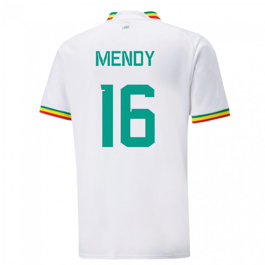 Gyermek Szenegáli Edouard Mendy #16 Fehér Hazai Jersey 22-24 Mez Póló