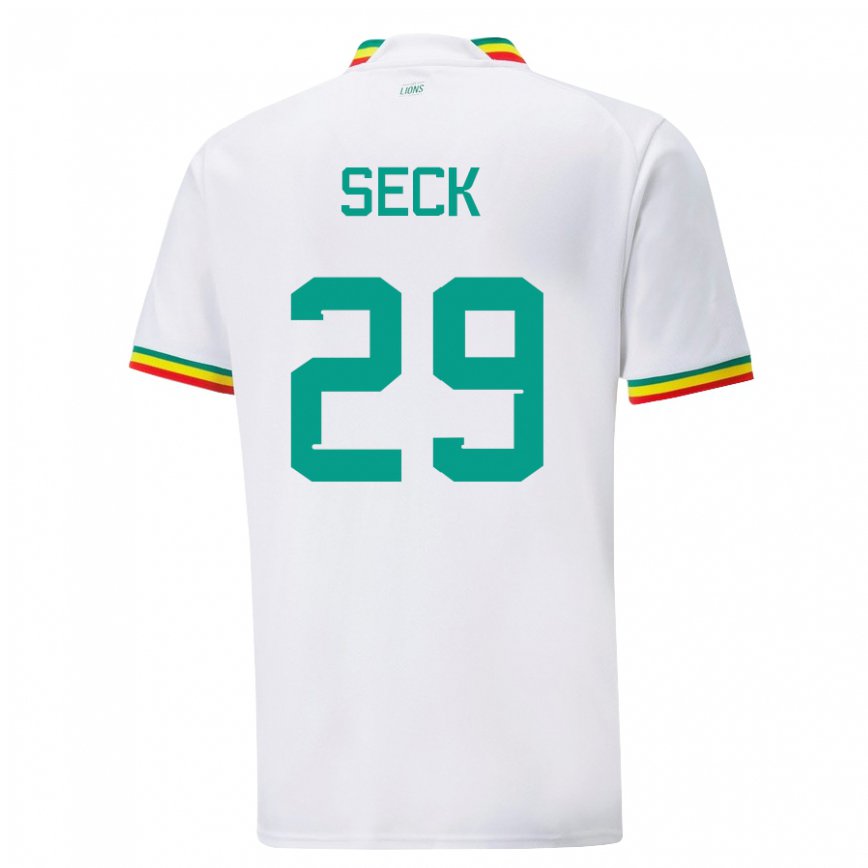 Gyermek Szenegáli Demba Seck #29 Fehér Hazai Jersey 22-24 Mez Póló