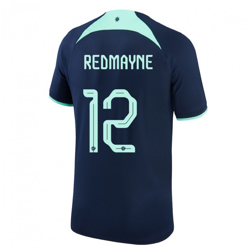 Gyermek Ausztrál Andrew Redmayne #12 Sötétkék Idegenbeli Jersey 22-24 Mez Póló