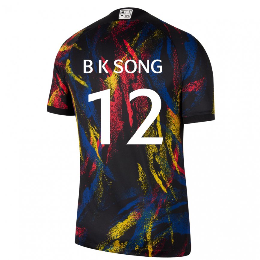 Gyermek Dél-koreai Bum-keun Song #12 Sokszínű Idegenbeli Jersey 22-24 Mez Póló