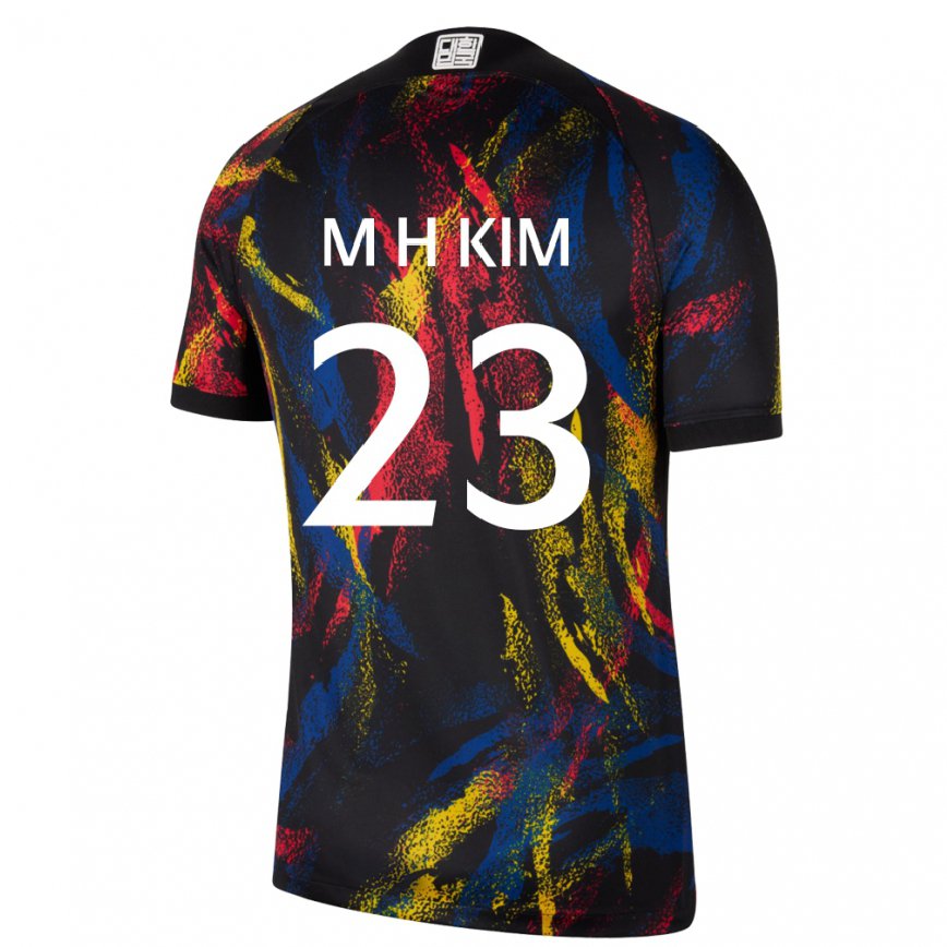 Férfi Dél-koreai Moon-hwan Kim #23 Sokszínű Idegenbeli Jersey 22-24 Mez Póló