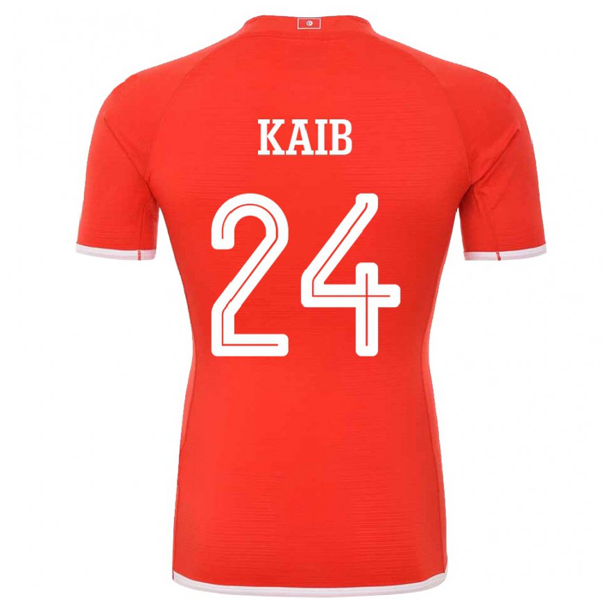 Női Tunéziai Rami Kaib #24 Piros Hazai Jersey 22-24 Mez Póló