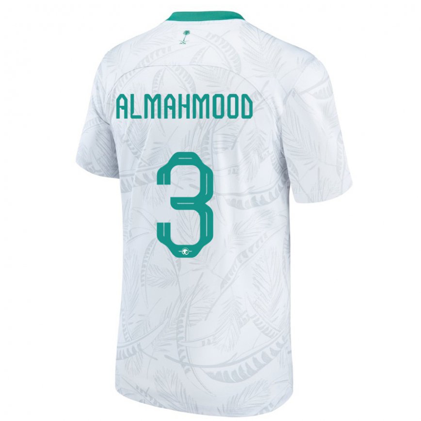 Gyermek Szaúd-arábiai Mohammed Almahmood #3 Fehér Hazai Jersey 22-24 Mez Póló