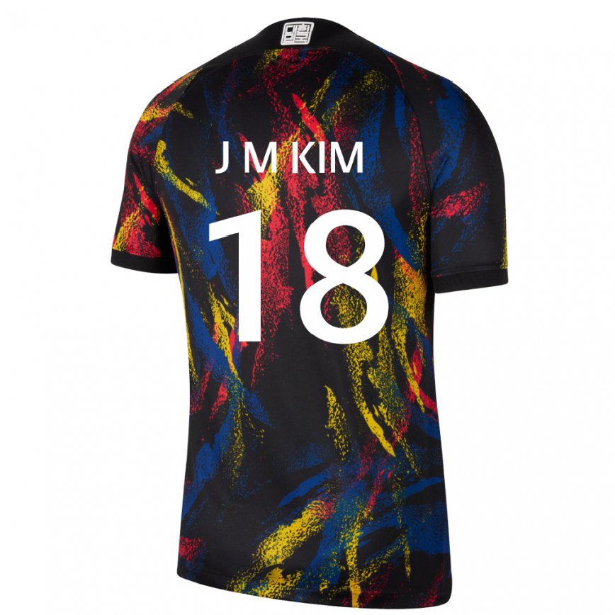 Gyermek Dél-koreai Kim Jung Mi #18 Sokszínű Idegenbeli Jersey 22-24 Mez Póló