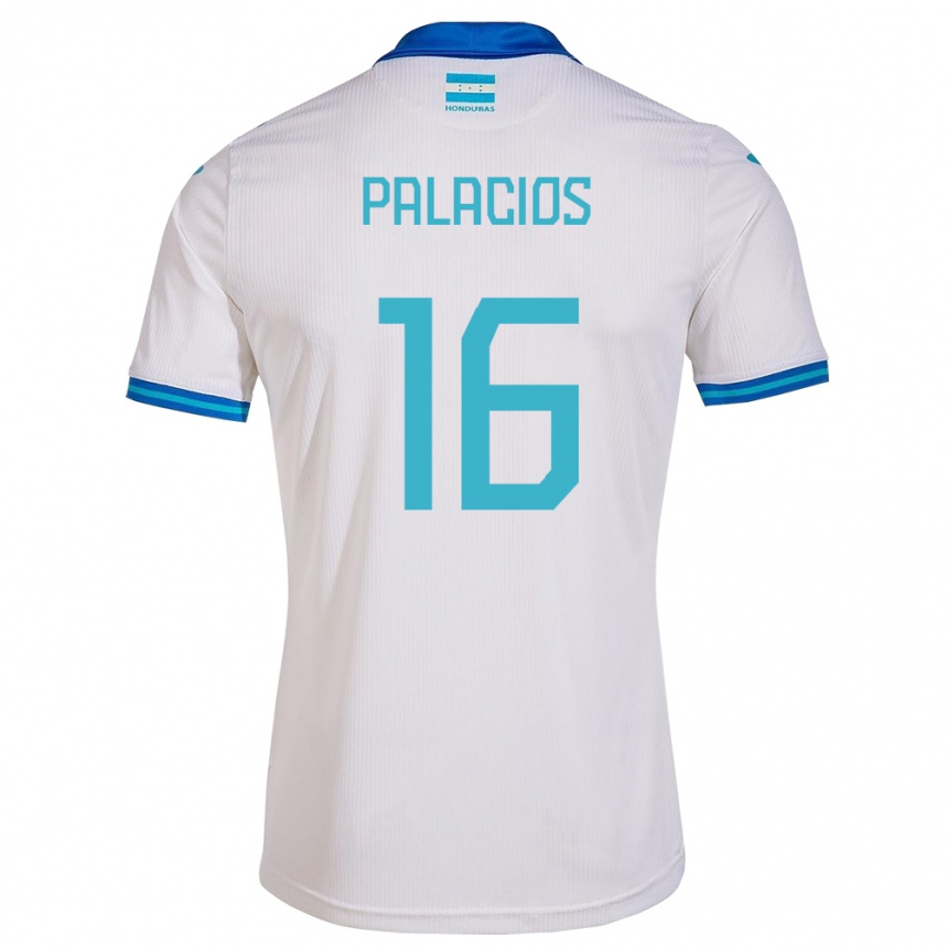 Gyermek Labdarúgás Honduras Danilo Palacios #16 Fehér Hazai Jersey 24-26 Mez Póló Ing