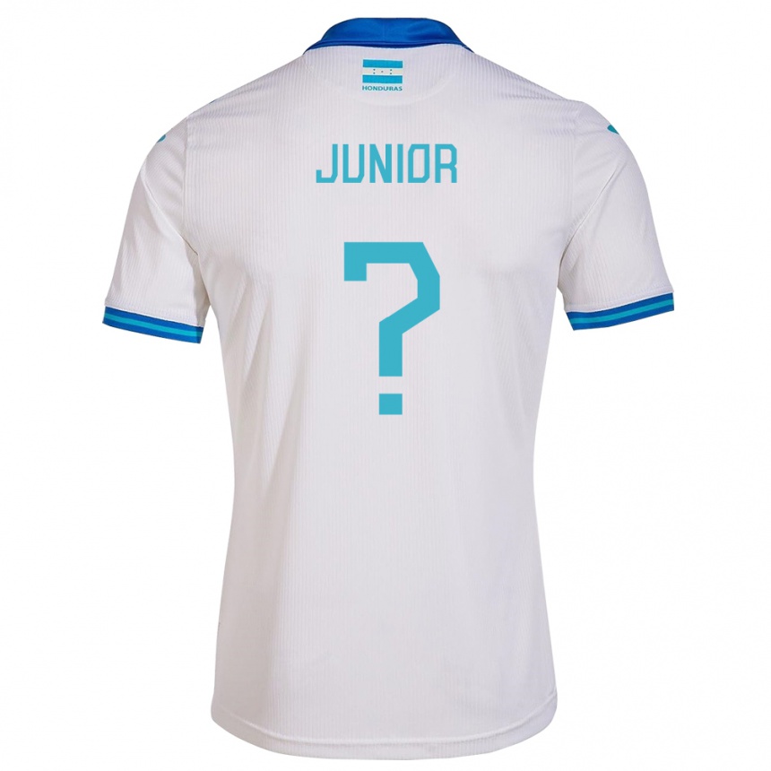 Gyermek Labdarúgás Honduras Junior Mejía #0 Fehér Hazai Jersey 24-26 Mez Póló Ing