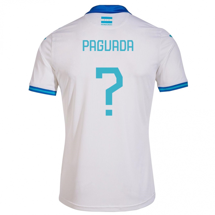 Gyermek Labdarúgás Honduras Didier Paguada #0 Fehér Hazai Jersey 24-26 Mez Póló Ing