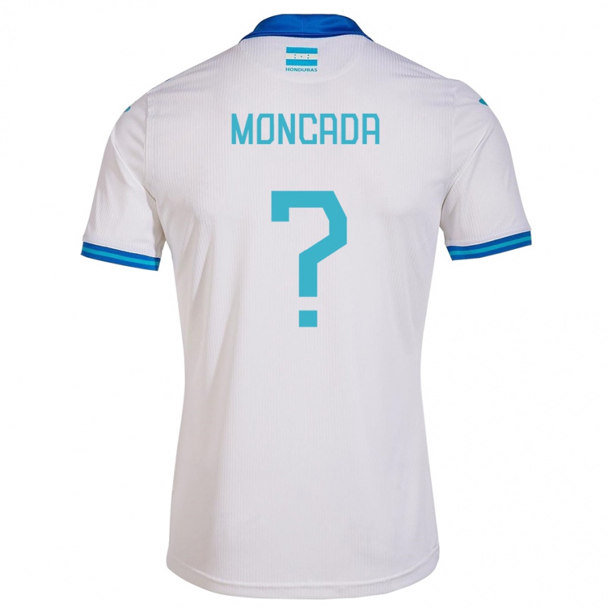 Gyermek Labdarúgás Honduras Linda Moncada #0 Fehér Hazai Jersey 24-26 Mez Póló Ing