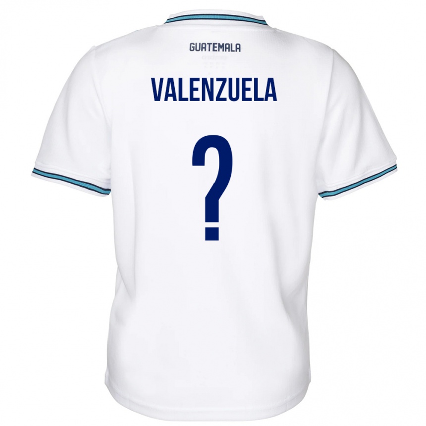 Gyermek Labdarúgás Guatemala Briana Valenzuela #0 Fehér Hazai Jersey 24-26 Mez Póló Ing