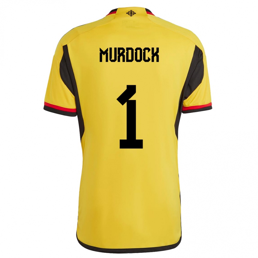 Gyermek Labdarúgás Észak-Írország Will Murdock #1 Fehér Idegenbeli Jersey 24-26 Mez Póló Ing