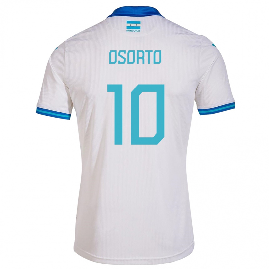 Férfi Labdarúgás Honduras Roberto Osorto #10 Fehér Hazai Jersey 24-26 Mez Póló Ing