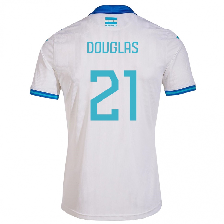 Női Labdarúgás Honduras Douglas Martínez #21 Fehér Hazai Jersey 24-26 Mez Póló Ing