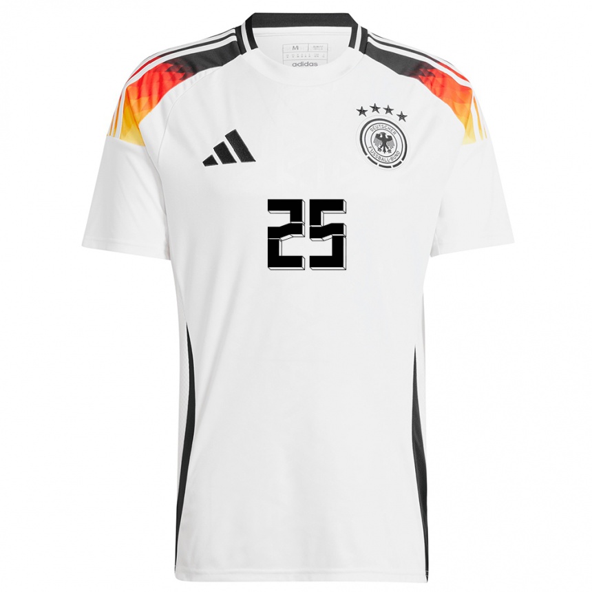 Gyermek Labdarúgás Németország Emre Can #25 Fehér Hazai Jersey 24-26 Mez Póló Ing