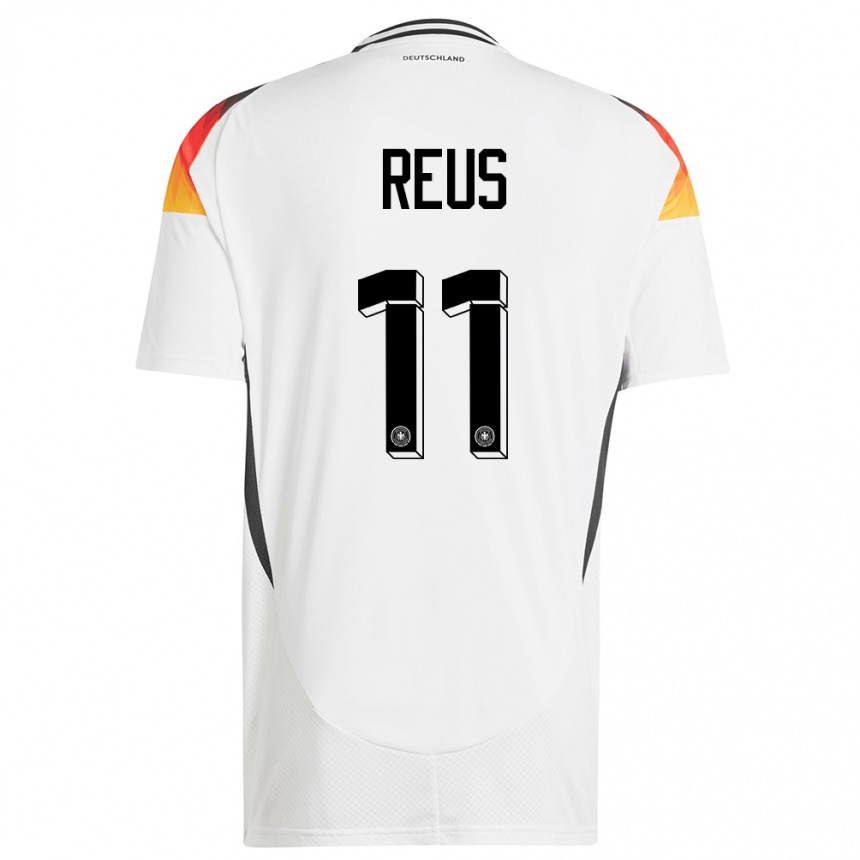 Gyermek Labdarúgás Németország Marco Reus #11 Fehér Hazai Jersey 24-26 Mez Póló Ing