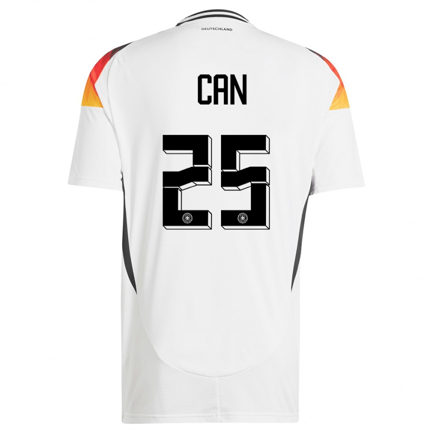 Gyermek Labdarúgás Németország Emre Can #25 Fehér Hazai Jersey 24-26 Mez Póló Ing