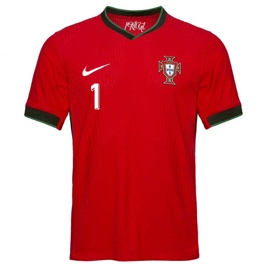 Gyermek Labdarúgás Portugália Rui Patricio #1 Piros Hazai Jersey 24-26 Mez Póló Ing