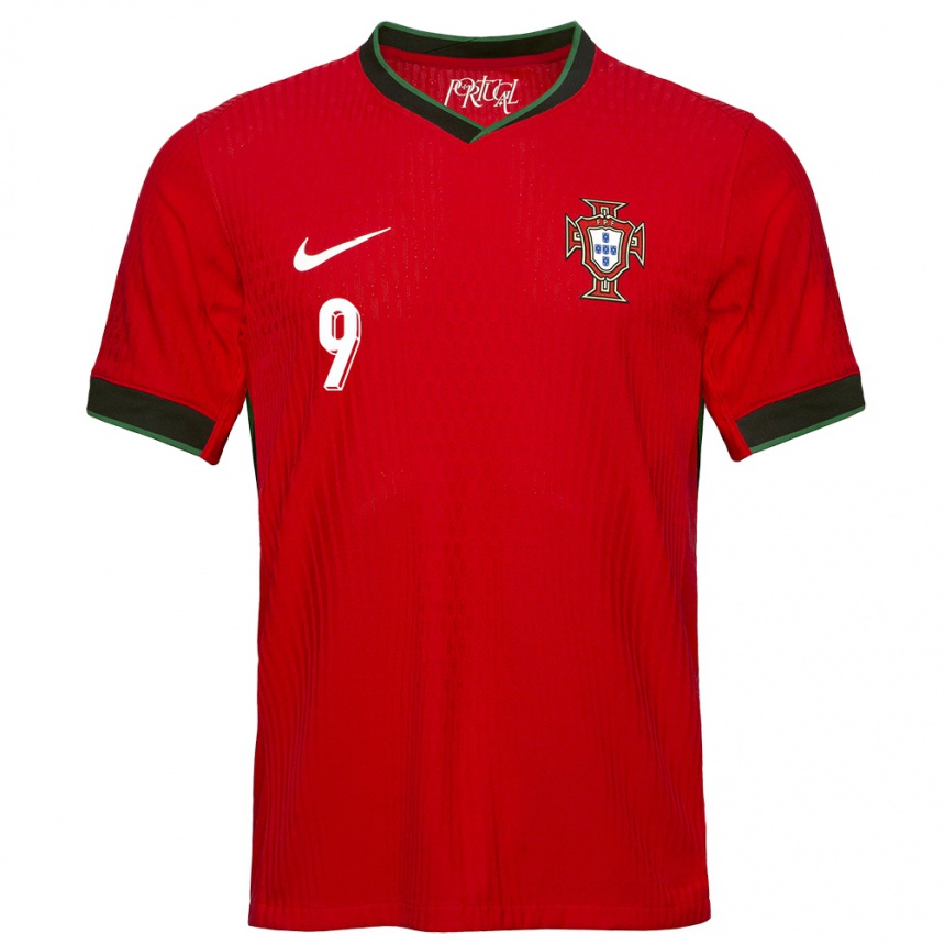 Gyermek Labdarúgás Portugália Goncalo Ramos #9 Piros Hazai Jersey 24-26 Mez Póló Ing