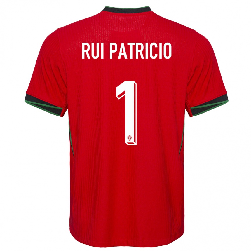 Gyermek Labdarúgás Portugália Rui Patricio #1 Piros Hazai Jersey 24-26 Mez Póló Ing