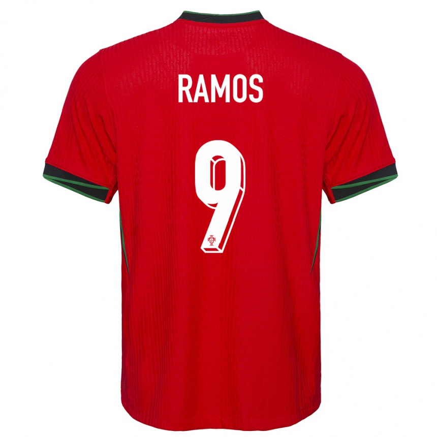 Gyermek Labdarúgás Portugália Goncalo Ramos #9 Piros Hazai Jersey 24-26 Mez Póló Ing