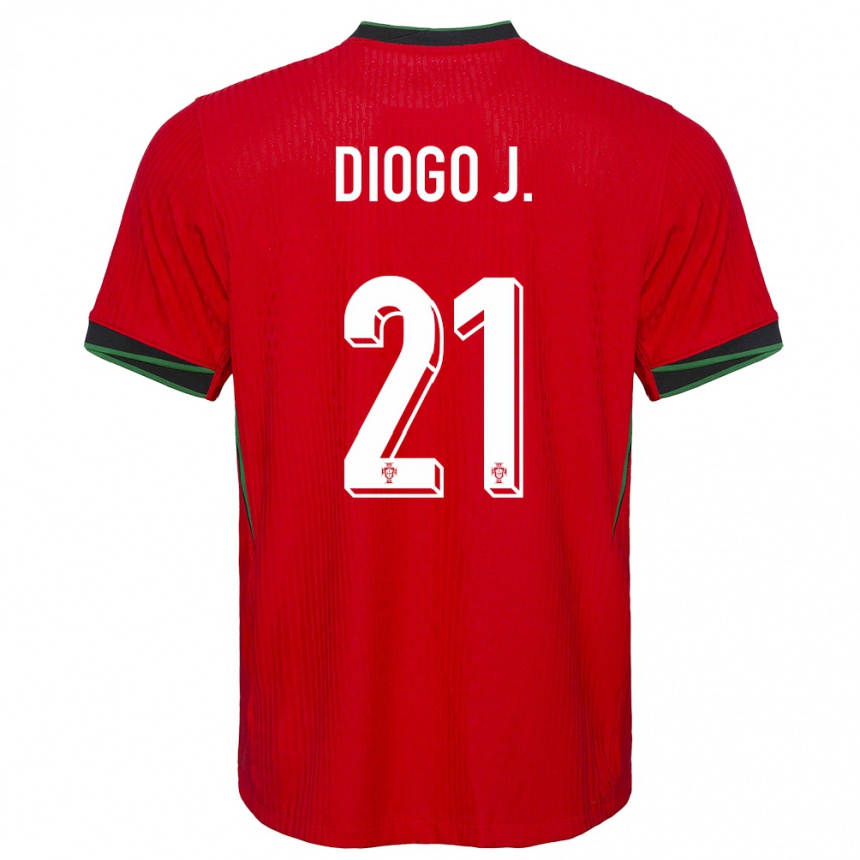 Gyermek Labdarúgás Portugália Diogo Jota #21 Piros Hazai Jersey 24-26 Mez Póló Ing