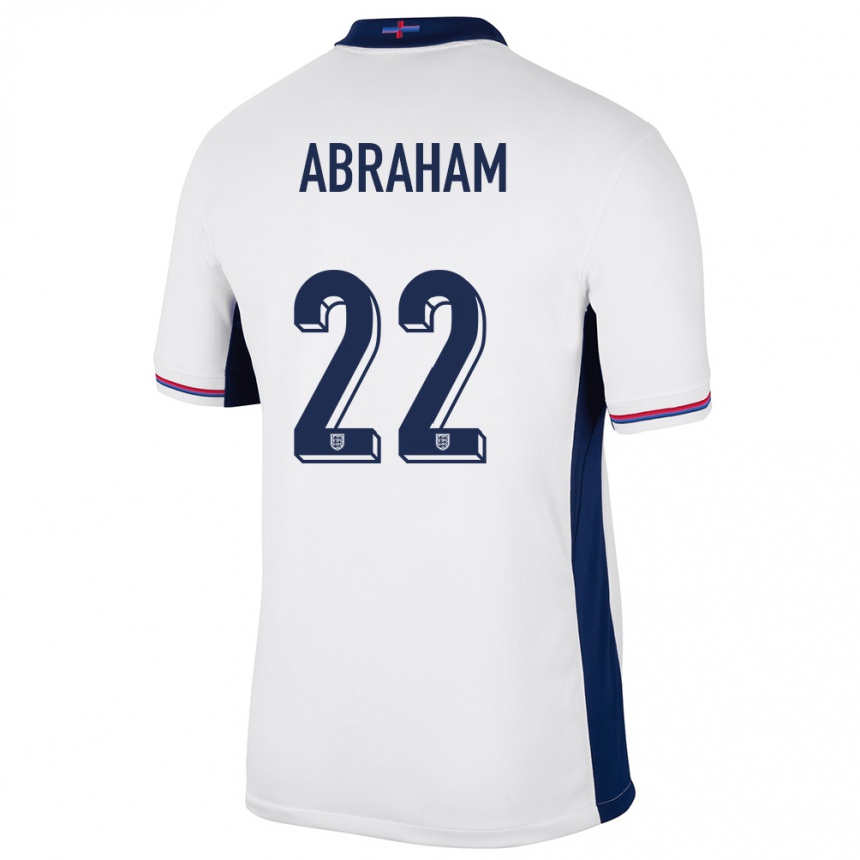 Gyermek Labdarúgás Anglia Tammy Abraham #22 Fehér Hazai Jersey 24-26 Mez Póló Ing