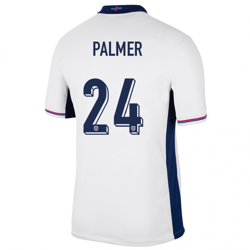 Gyermek Labdarúgás Anglia Cole Palmer #24 Fehér Hazai Jersey 24-26 Mez Póló Ing