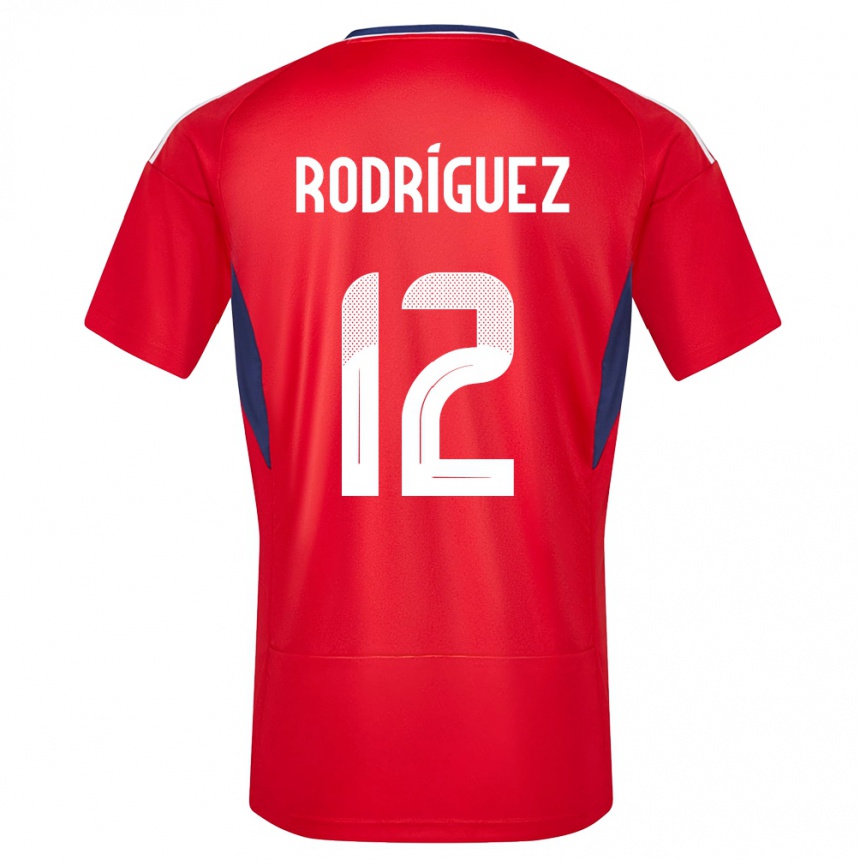 Gyermek Labdarúgás Costa Rica Lixy Rodriguez #12 Piros Hazai Jersey 24-26 Mez Póló Ing