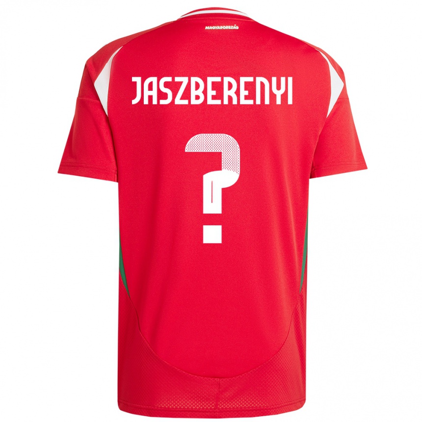 Gyermek Labdarúgás Magyarország Péter Jászberényi #0 Piros Hazai Jersey 24-26 Mez Póló Ing