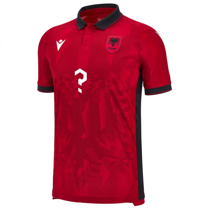 Gyermek Labdarúgás Albania Alvin Zekaj #0 Piros Hazai Jersey 24-26 Mez Póló Ing