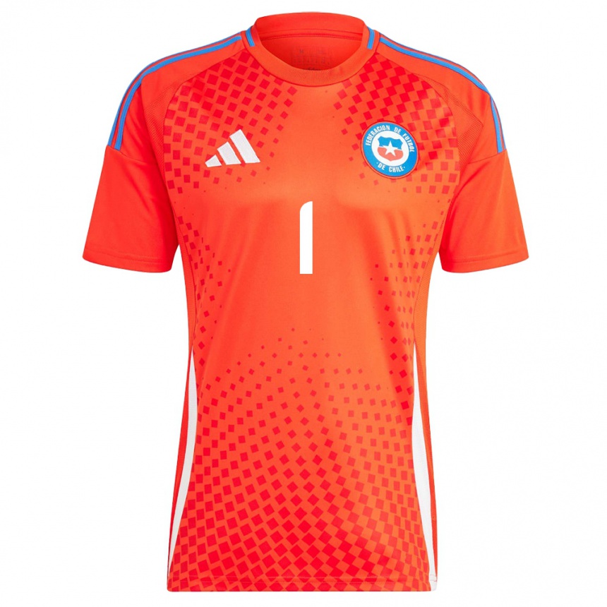 Gyermek Labdarúgás Chile Vicente Reyes #1 Piros Hazai Jersey 24-26 Mez Póló Ing