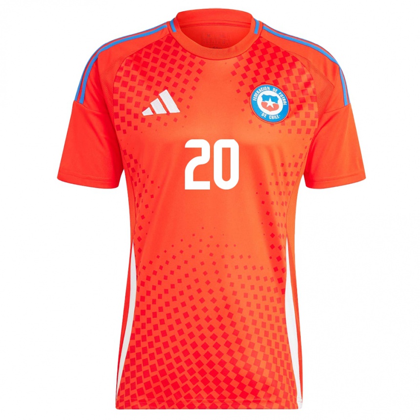 Gyermek Labdarúgás Chile Anaís Álvarez #20 Piros Hazai Jersey 24-26 Mez Póló Ing