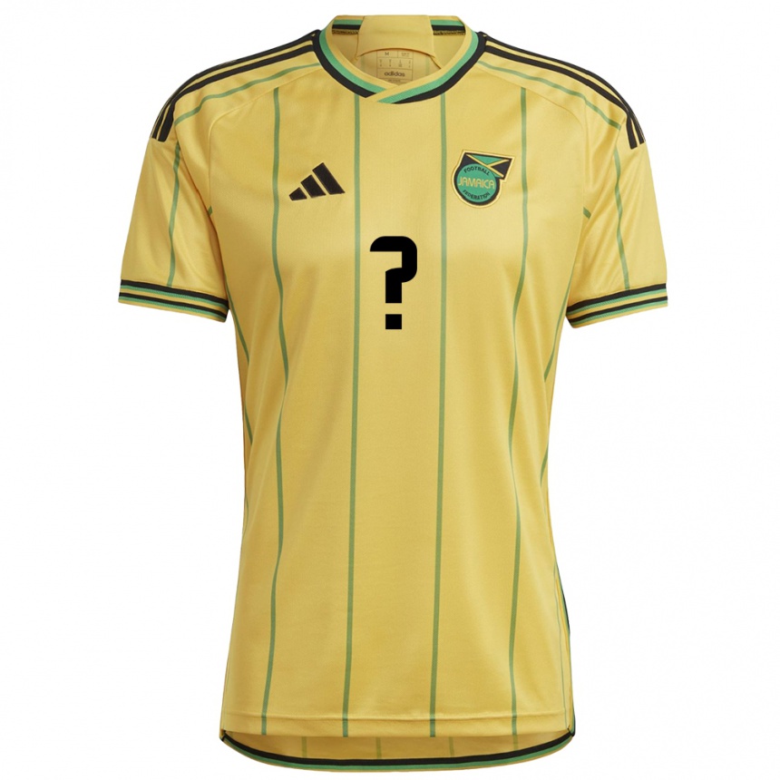 Gyermek Labdarúgás Jamaica Sheyenne Bonnick #0 Sárga Hazai Jersey 24-26 Mez Póló Ing