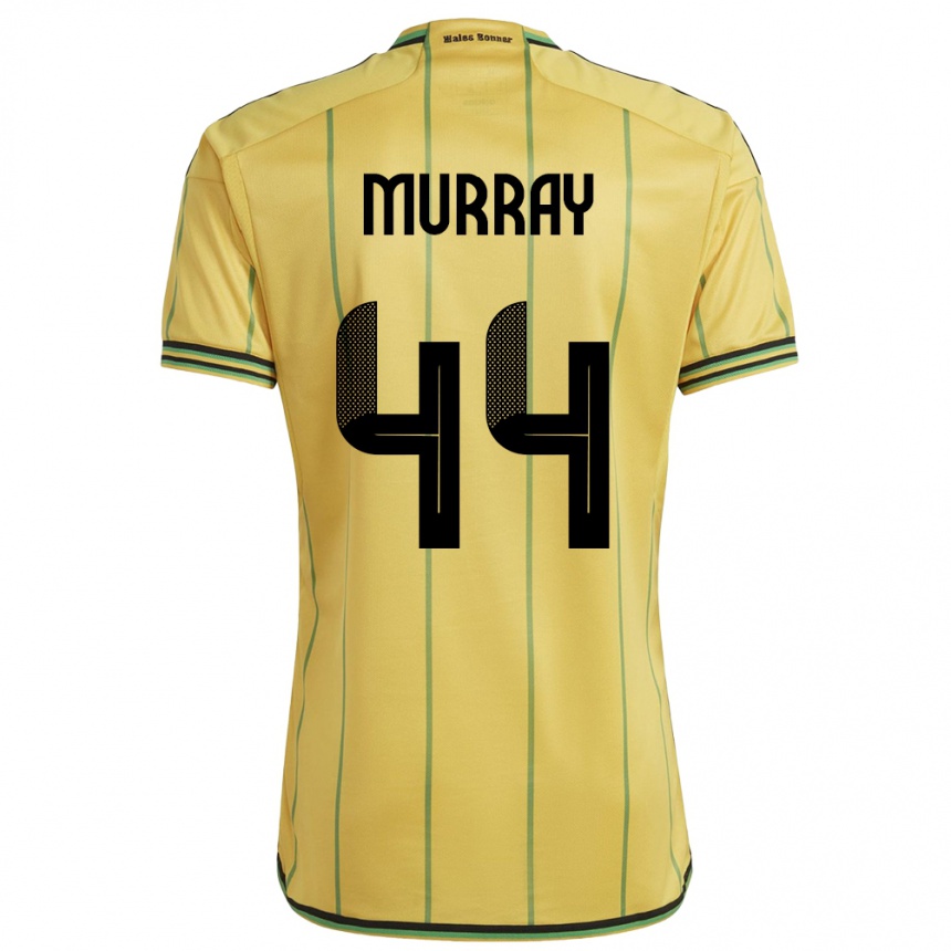 Gyermek Labdarúgás Jamaica Satara Murray #44 Sárga Hazai Jersey 24-26 Mez Póló Ing