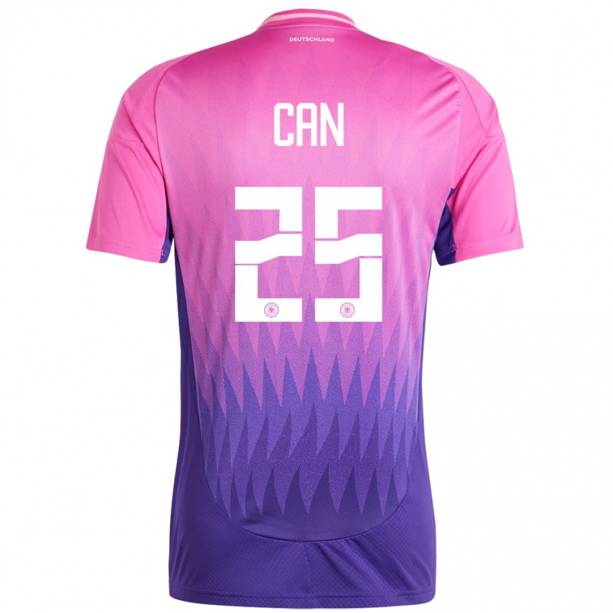 Gyermek Labdarúgás Németország Emre Can #25 Pink Lila Idegenbeli Jersey 24-26 Mez Póló Ing