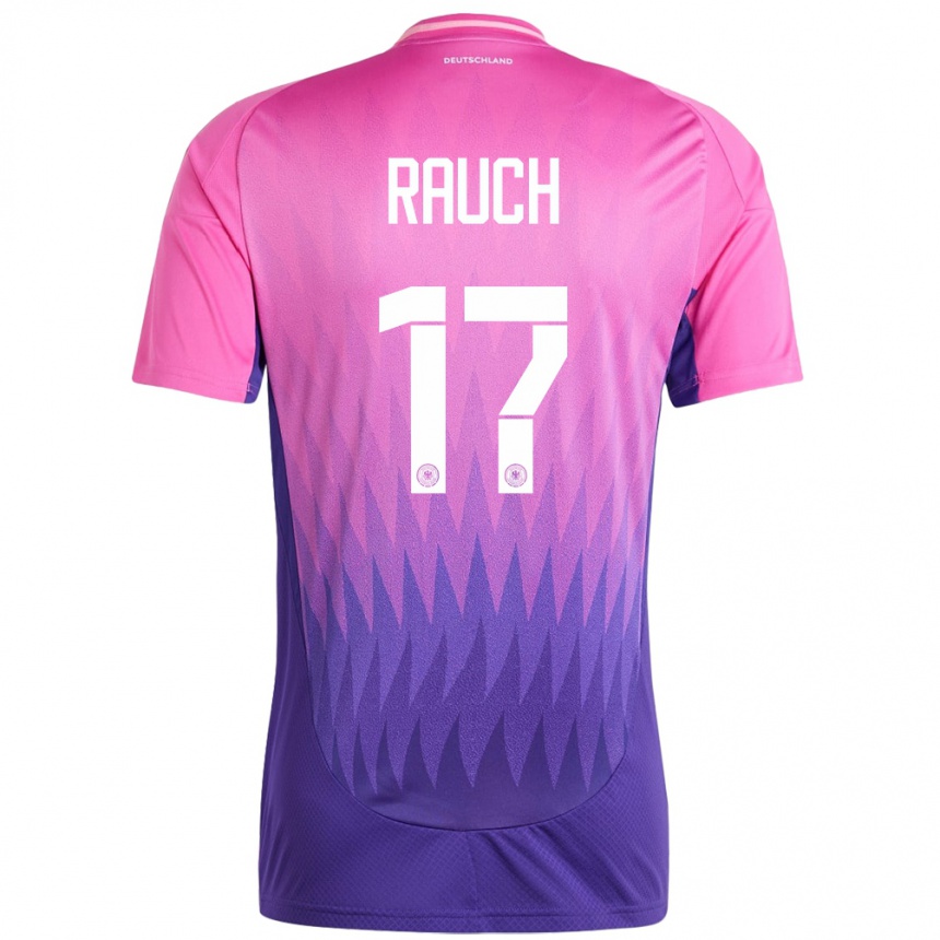 Gyermek Labdarúgás Németország Felicitas Rauch #17 Pink Lila Idegenbeli Jersey 24-26 Mez Póló Ing