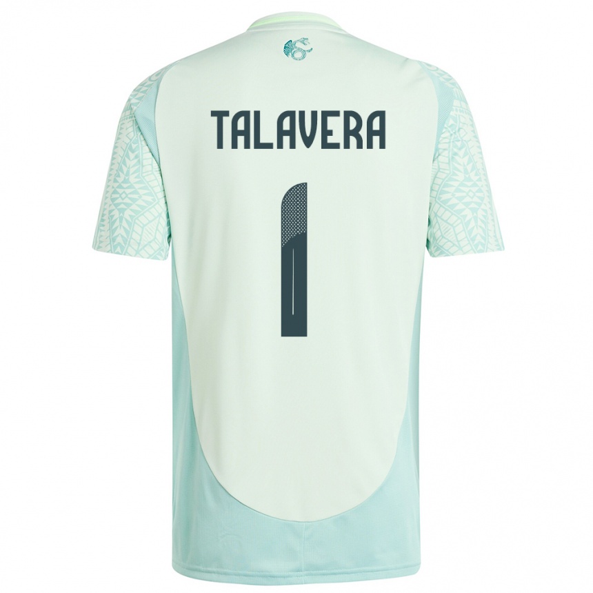 Gyermek Labdarúgás Mexikó Alfredo Talavera #1 Vászonzöld Idegenbeli Jersey 24-26 Mez Póló Ing