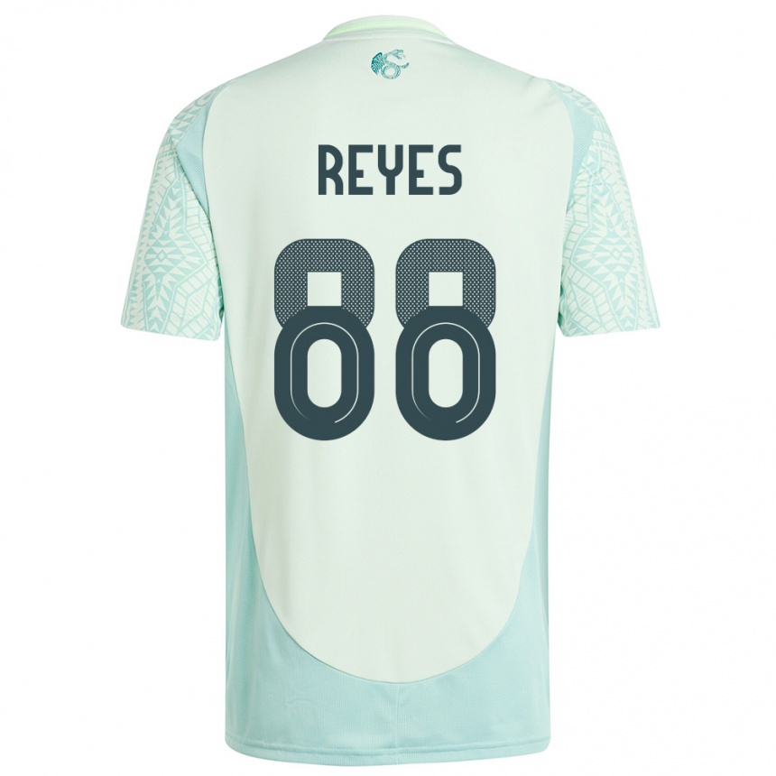 Gyermek Labdarúgás Mexikó Maricarmen Reyes #88 Vászonzöld Idegenbeli Jersey 24-26 Mez Póló Ing