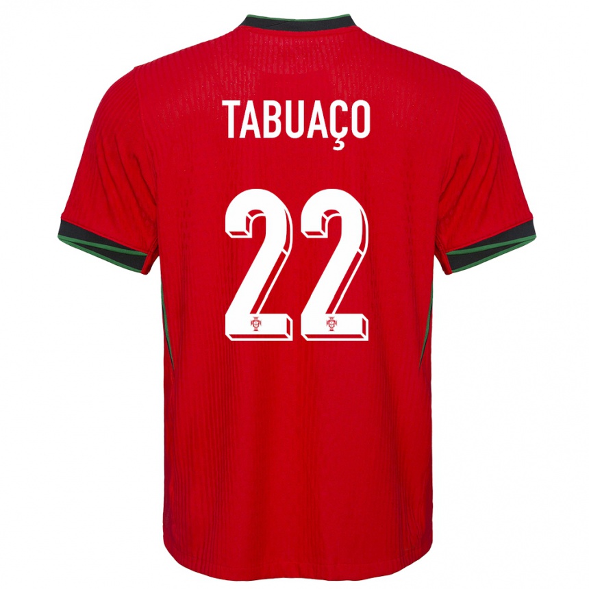 Női Labdarúgás Portugália Goncalo Tabuaco #22 Piros Hazai Jersey 24-26 Mez Póló Ing