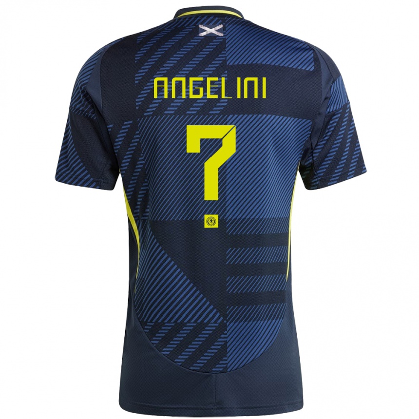 Női Labdarúgás Skócia Vincent Angelini #0 Sötétkék Hazai Jersey 24-26 Mez Póló Ing