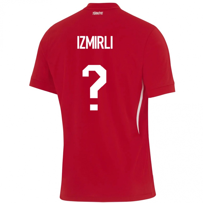 Női Labdarúgás Törökország Ege İzmirli #0 Piros Idegenbeli Jersey 24-26 Mez Póló Ing