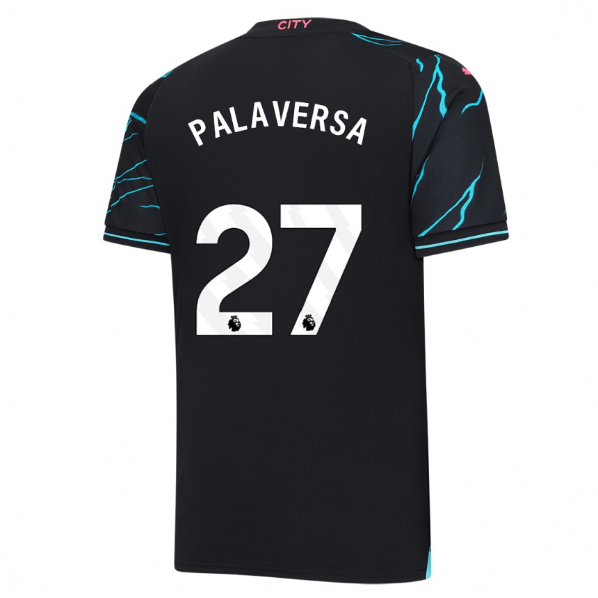 Gyermek Labdarúgás Ante Palaversa #27 Sötétkék Harmadik Számú Jersey 2023/24 Mez Póló Ing