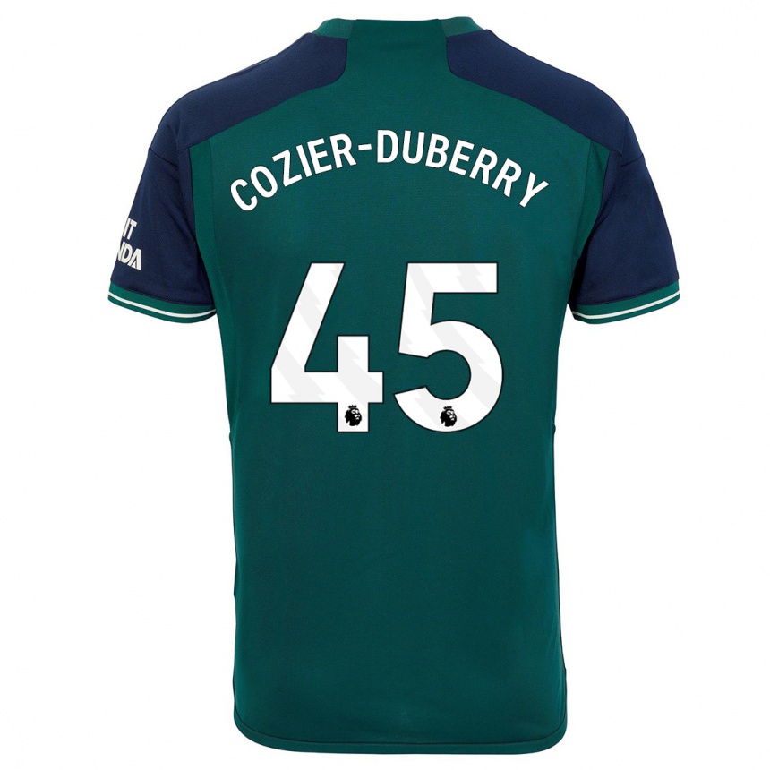 Férfi Labdarúgás Amario Cozier-Duberry #45 Zöld Harmadik Számú Jersey 2023/24 Mez Póló Ing