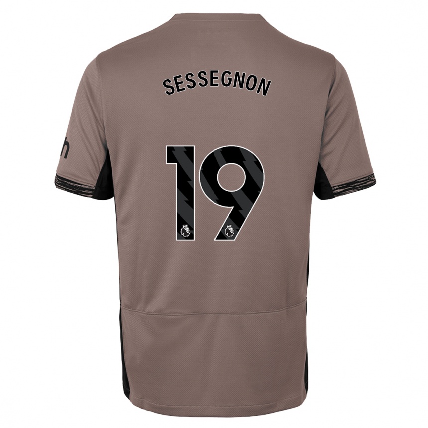 Férfi Labdarúgás Ryan Sessegnon #19 Sötét Bézs Harmadik Számú Jersey 2023/24 Mez Póló Ing