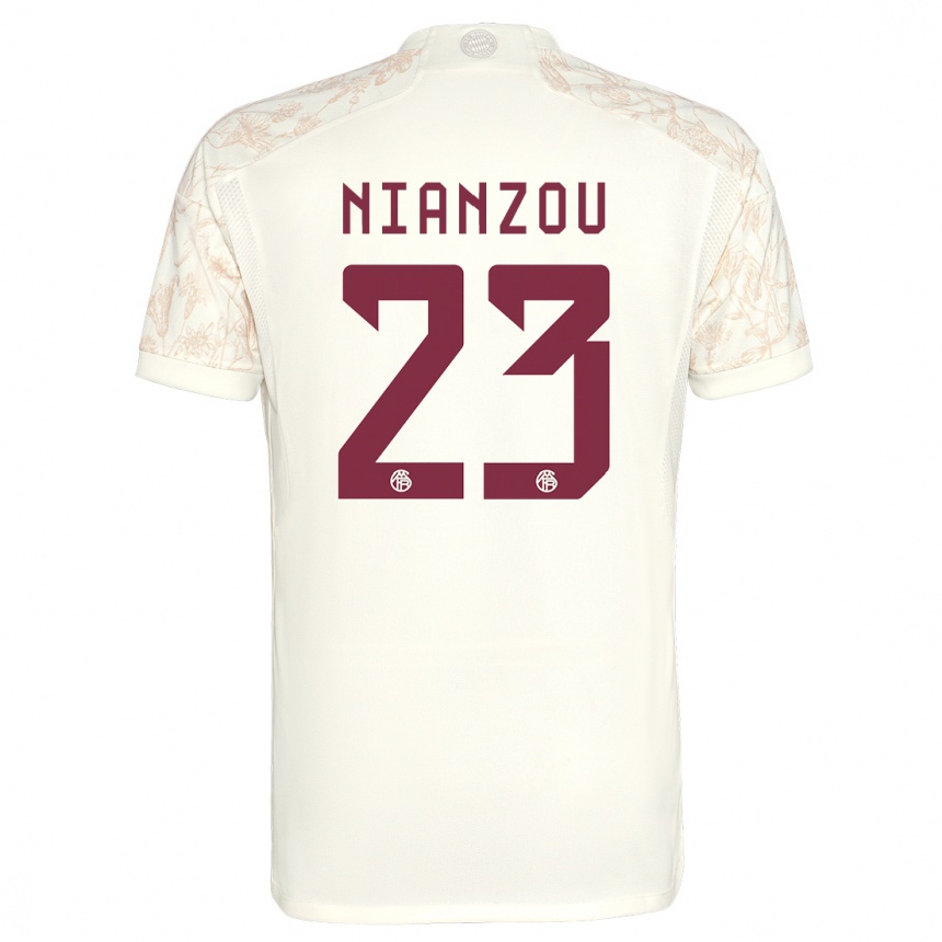 Férfi Labdarúgás Tanguy Nianzou #23 Törtfehér Harmadik Számú Jersey 2023/24 Mez Póló Ing